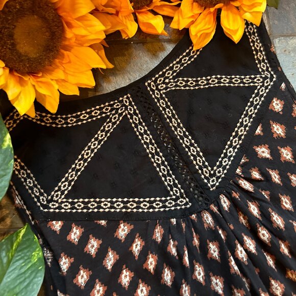 Lucky Brand Embroidered BoHo top (NEW) - Picture 13 of 15